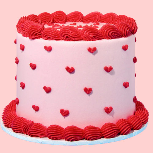Hearts Cake