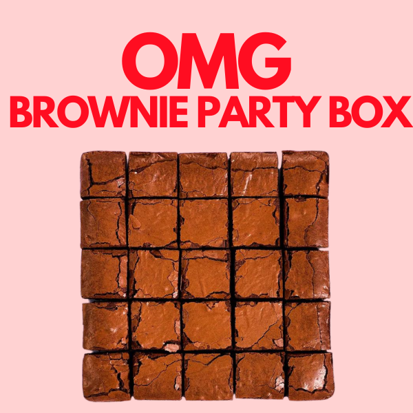 Brownies - Party Box / Message Brownie