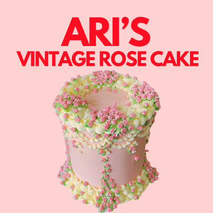 Vintage Rosen Torte