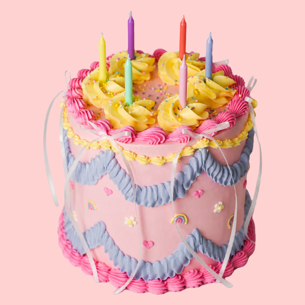 Vintage Doodle Cake