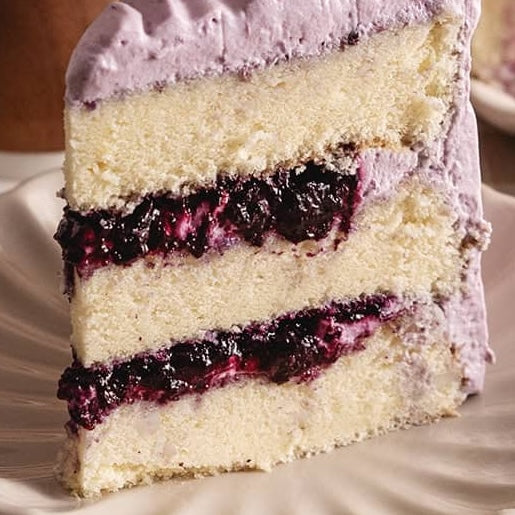 Lemon Sponge + Blueberry Compote + Lemon Buttercream 🫐