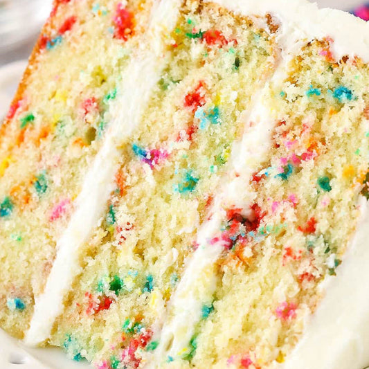 VANILLA SPRINKLE – Vanilla Sprinkle Sponge + Vanilla Bean Buttercream 🎉